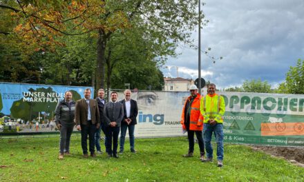 Baustart für den Grünzug in der Eichendorffstraße