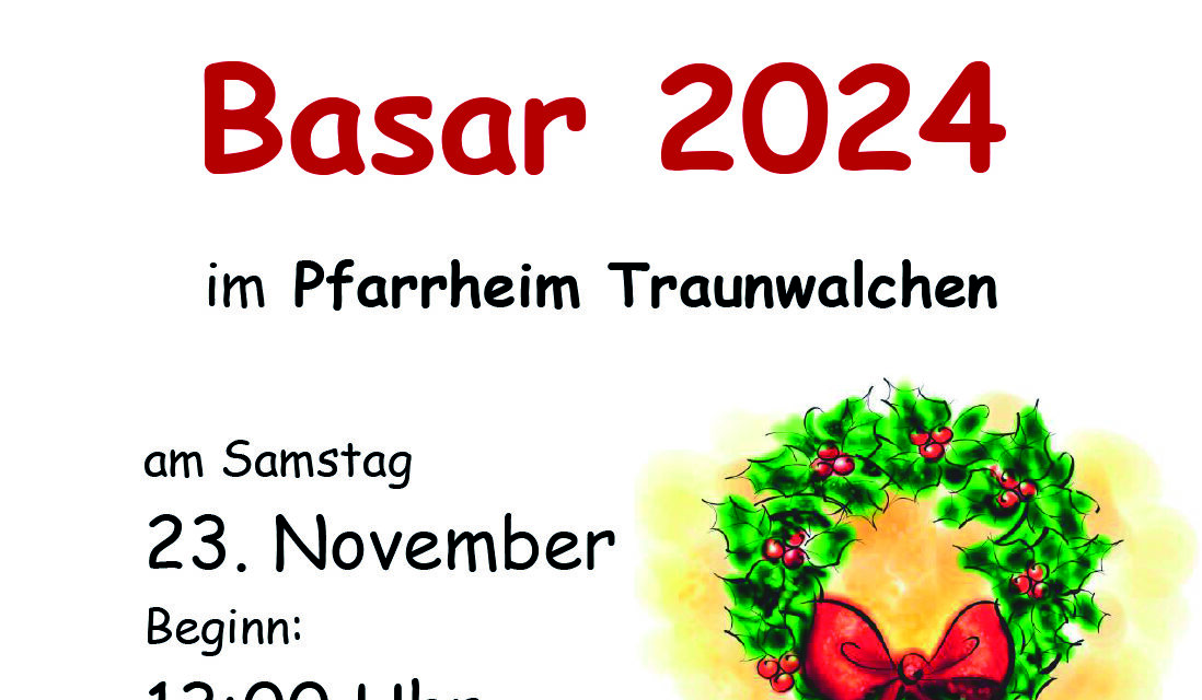 ADVENTSBASAR am 23.11.